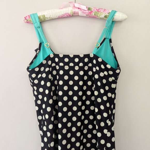 Betsey Johnson Y2K Polkadot Pin-up Swim Cover Dress - Picture 8 of 10